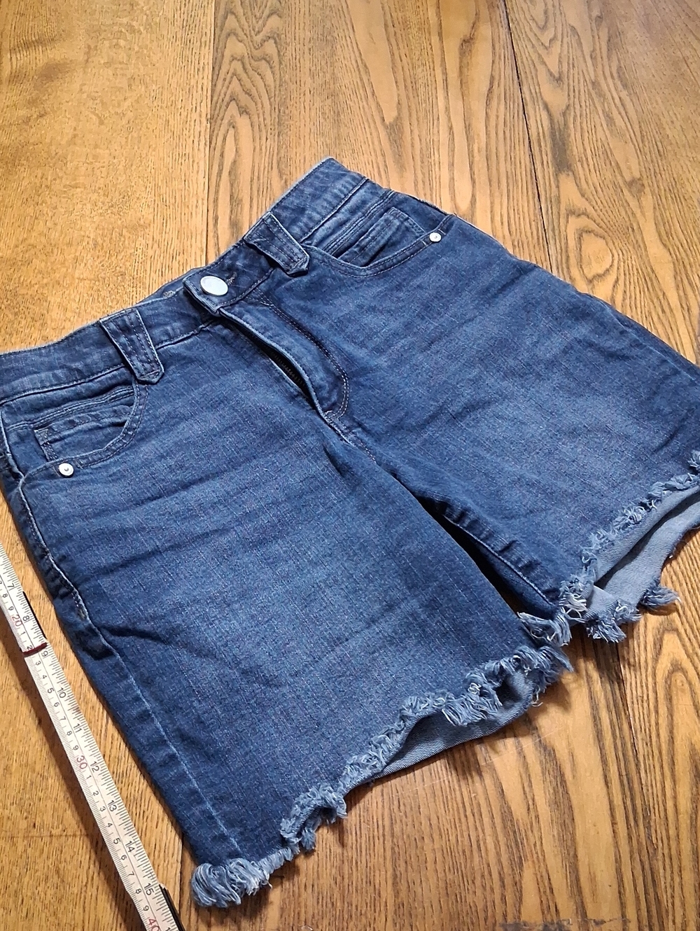 DEMOCRACY Jean Shorts Women 2 BLUE AB SOLUTION Denim CUTOFFS  Used Preowned